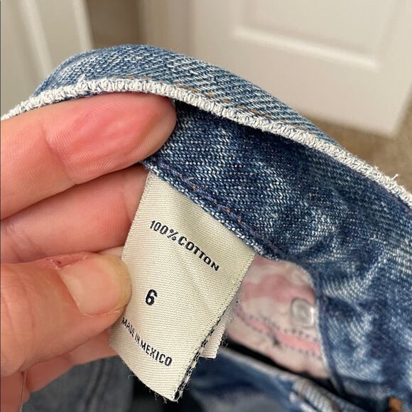 Vintage LONDONJEAN Classic Blue Denim Shorts womens size 6 - Picture 4 of 4